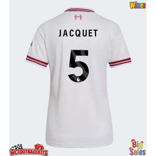 Liverpool Jeremy Jacquet #5 Replica Away Stadium Shirt for Women 2026-27 Short Sleeve
